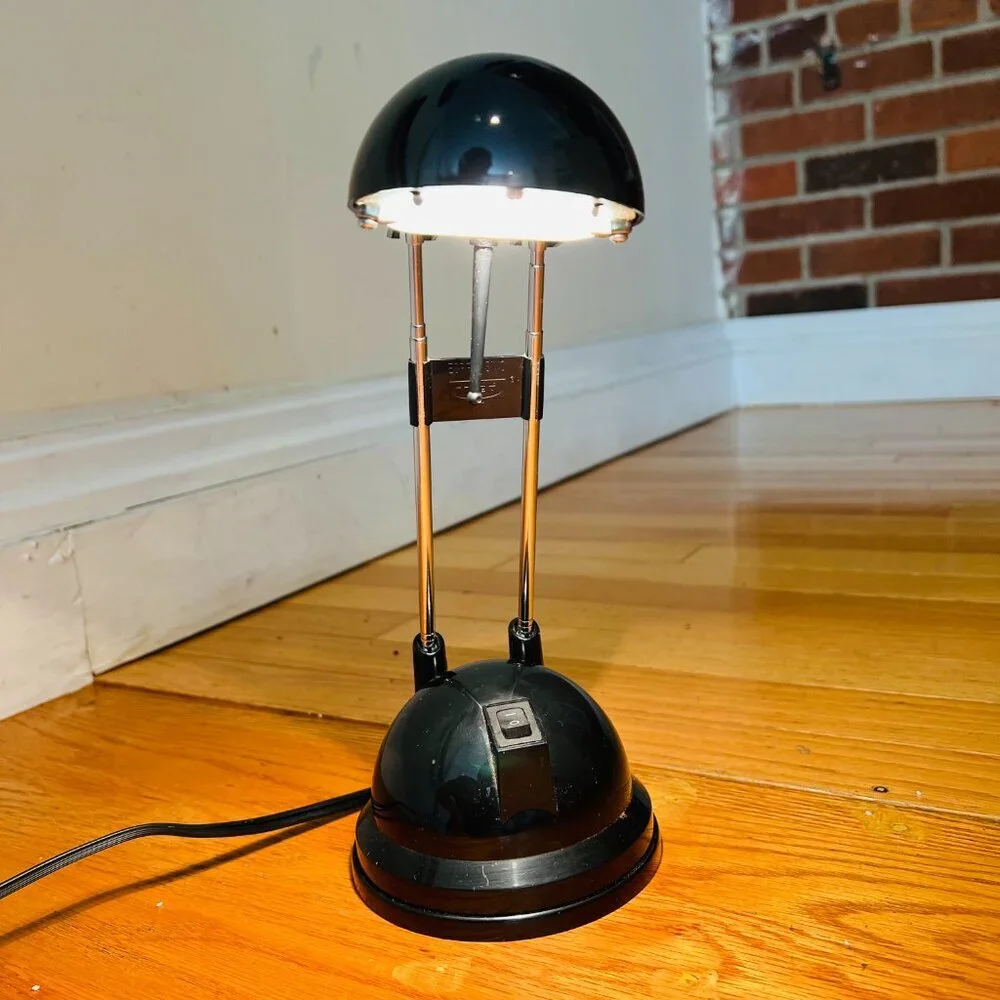 Vintage IKEA Espressivo Black Desk/Table Lamp Adjustable - Works